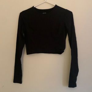 Long Sleeve Crop Workout Top